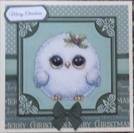 Cute Christmas Owl Mini Kit by Irene Woods