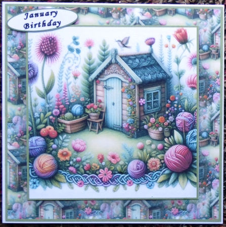 Knitted garden 12 month by Irene Woods