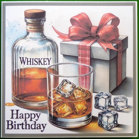 Whiskey Birthday cards for men3 - card fronts by Irene Woods