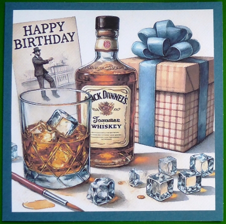 Whiskey Birthday cards for men3 - card fronts by Irene Woods