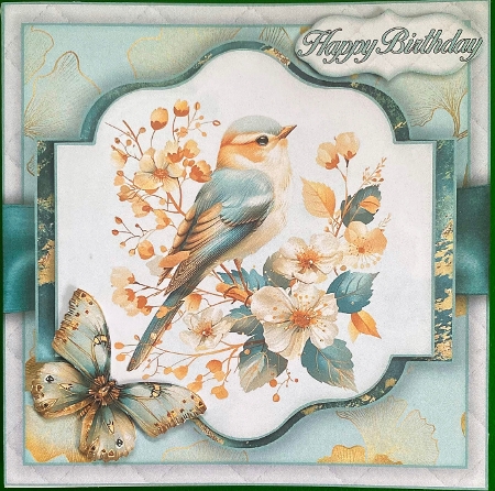 Teal Animals Mini Kit 7X7 by Irene Woods
