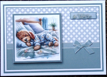 5x7 Sleeping Cockapoo Mini Twisted Pyramid Stacker Kit - x3 A4 sheets  by Irene Woods