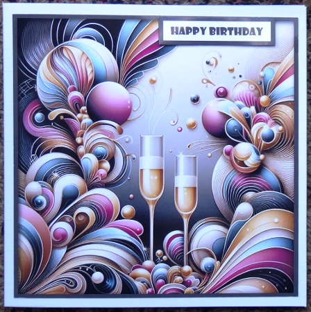 Birthday Celebration Quick Card 5 by Irene Woods