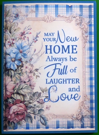 Floral New Home A5 Card by Irene Woods