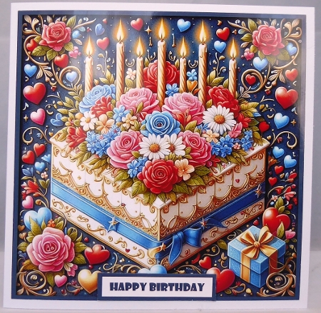 Birthday Celebration Quick Card 18 by Irene Woods