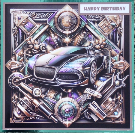 Birthday Male Quick Card 1 by Irene Woods
