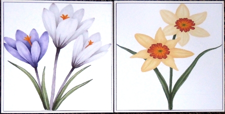 Spring Blooms Card Toppers by Irene Woods