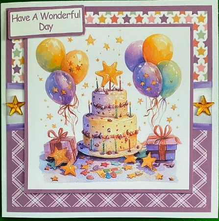 Birthday Cake For Days Mini Kit 7x7 by Irene Woods