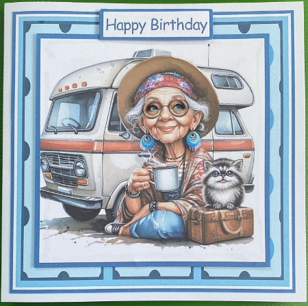 On The Road To Happiness Mini Kit 7x7 by Irene Woods
