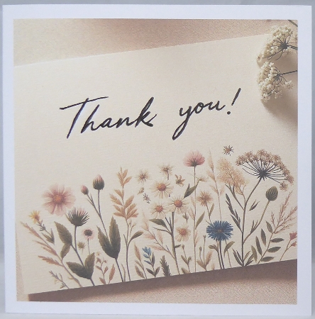 Vintage series-Thank you cards - CARD FRONTS by Irene Woods