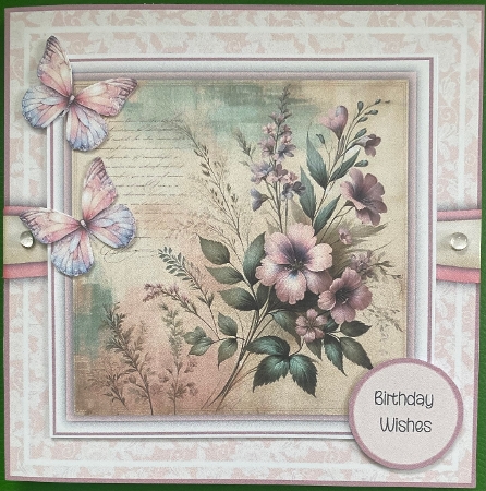 Vintage Floral Blooms by Irene Woods