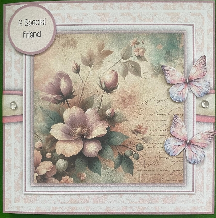 Vintage Floral Blooms by Irene Woods