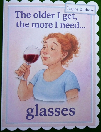 Birthday Glasses  by Irene Woods