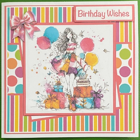 Birthday Girl #3 Mini Kit 7x7 by Irene Woods
