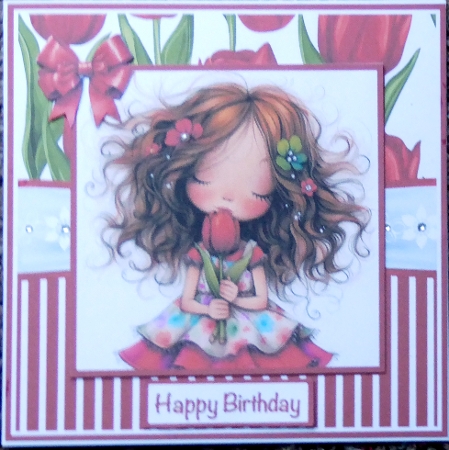 Tip Toe Through The Tulips Mini Kit 7x7 by Irene Woods