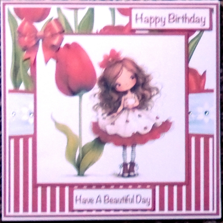 Tip Toe Through The Tulips Mini Kit 7x7 by Irene Woods
