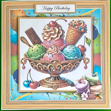 Happy Birthday Various - Mini Kit 6x6 by Irene Woods