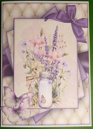 Purple Flowers Mini Kit  by Irene Woods