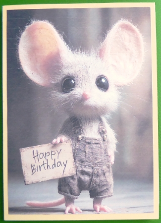 EW A4 Happy Birthday 02 by Irene Woods
