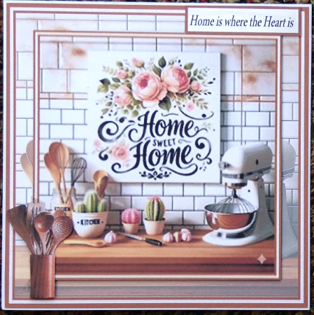 Home sweet Home Topper by Irene Woods