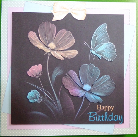Floral & Butterfly Birthday set 3 by Irene Woods