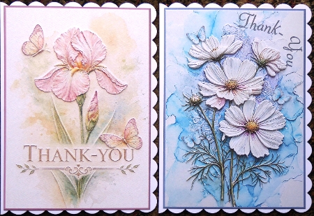 2 5x7 Thank You Toppers by Irene Woods