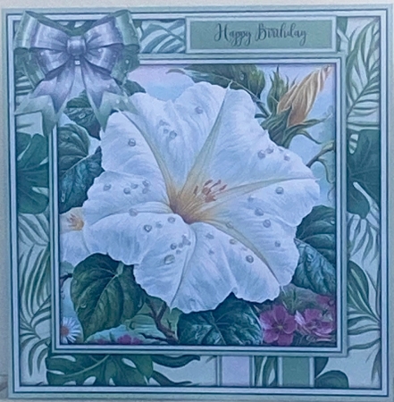 White Flowers - Mini Kit 6x6 by Irene Woods