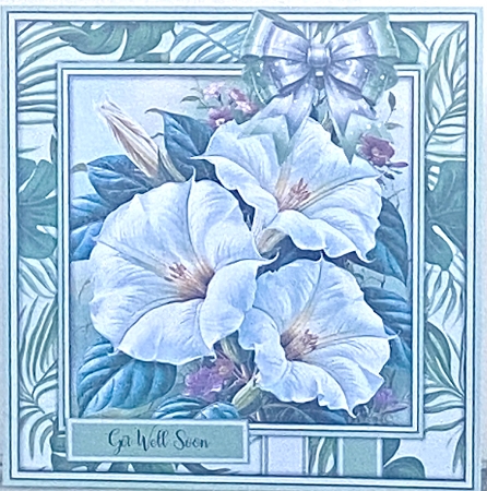 White Flowers - Mini Kit 6x6 by Irene Woods