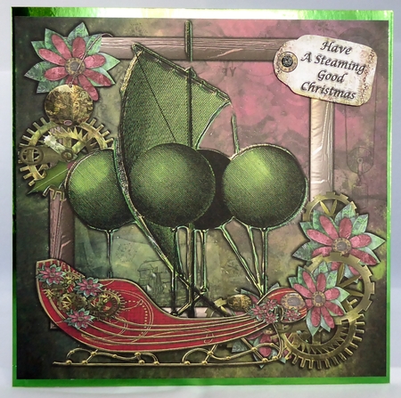 Steaming Good Christmas Quick & Easy Topper by Irene Woods