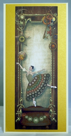 Large Dl Steampunk Ballerina Music Box by Irene Woods