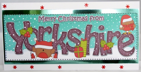 Large Dl Xmas from Yorkshire Robins & 3D Decoupage by Irene Woods
