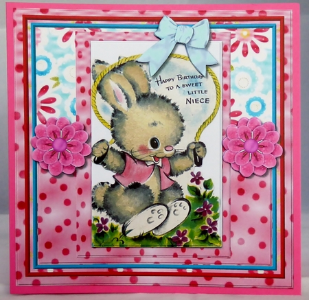 Cute Topper Birthday Niece by Irene Woods