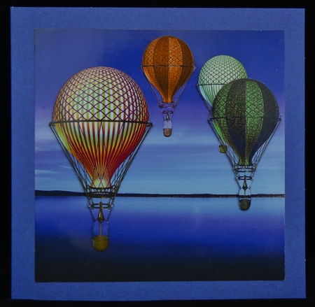 Sapphire Skys & Waters 2 Hot Air Balloon Flight + Decoupage by Irene Woods