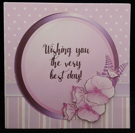 Floral & Polka - Card Front / Topper by Irene Woods