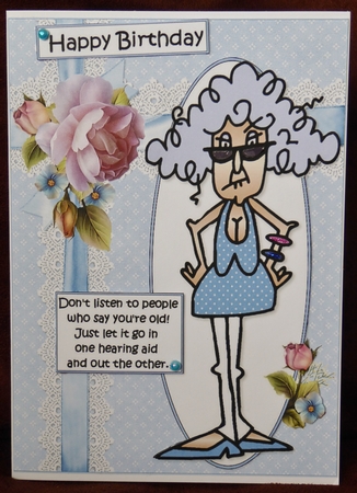 Stella dont listen to people quick card by Irene Woods