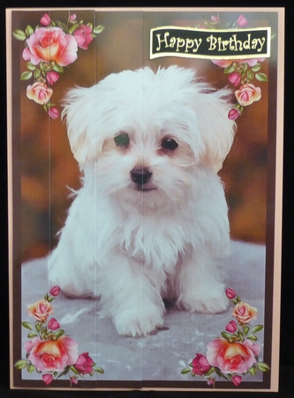 Cute Puppy Side Stacker by Irene Woods