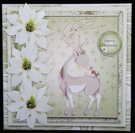 Super Cute Christmas Topper Rendeer 1005 by Irene Woods