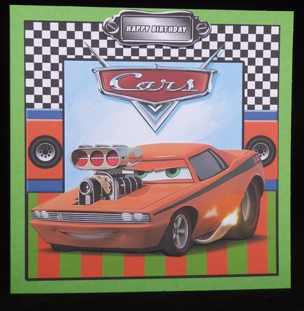 CARS Card Front Mini Kit. 13 by Irene Woods