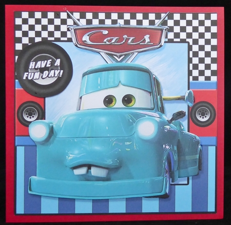 CARS Card Front Mini Kit. 19 by Irene Woods