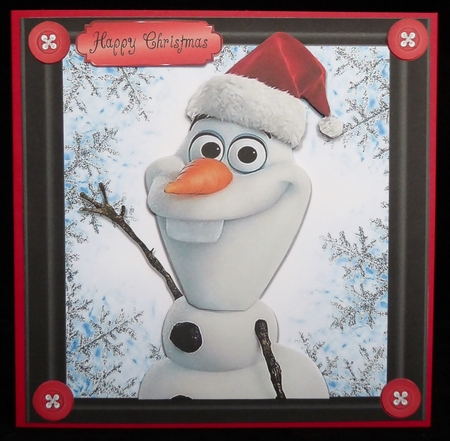 Happy Santa Snowman 8x8 Mini Kit by Irene Woods