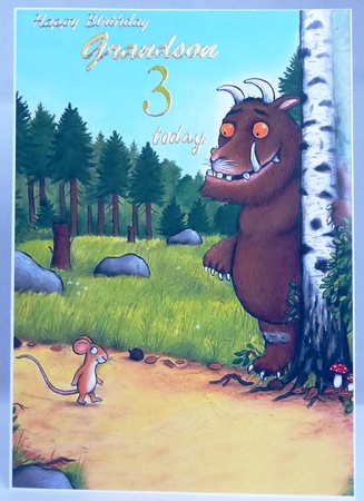 The Gruffalo A5 Quick Card by Irene Woods
