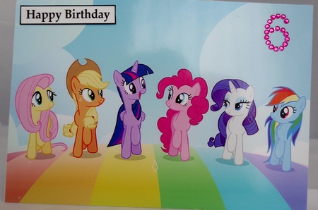 My Little Pony Characters A5 Quick Card by Irene Woods
