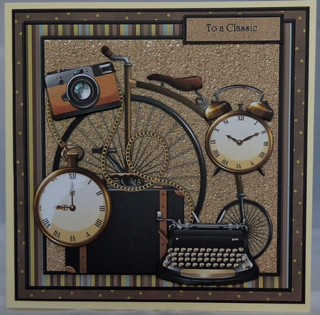 Male card RETRO Mini kit by Irene Woods