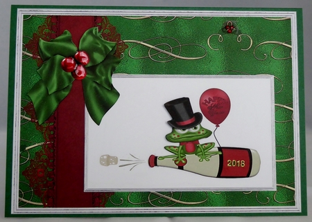 FROGGIE NEW YEAR TOPPER by Irene Woods