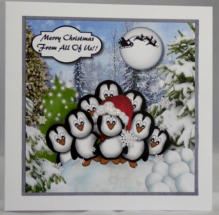 Christmas Penguins by Irene Woods