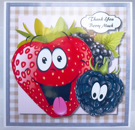 Thank you berry much/ Have a berry happy birthday by Irene Woods