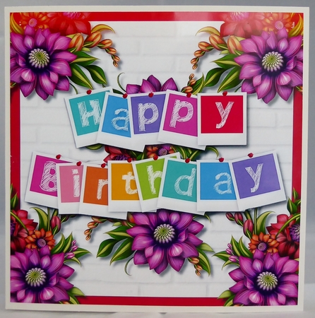Birthday banner by Irene Woods