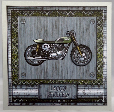 Camo 8x8 Decoupage Mini Kit by Irene Woods