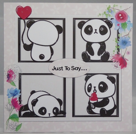 Panda bears by Irene Woods