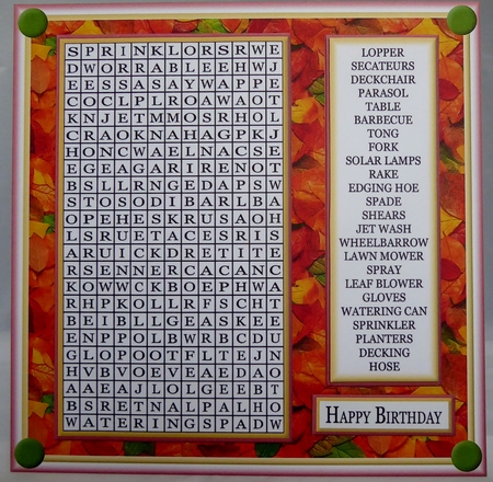 Word Search In The Garden 2 by Irene Woods